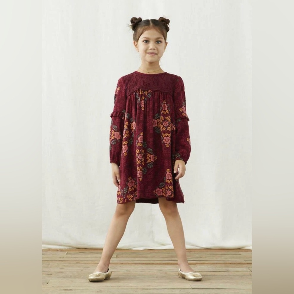 Matilda‎ Jane Just Imagine Emmaline Floral Print Swing Girls Dress Size 14